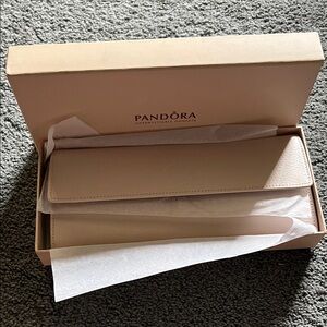 Pandora Light Tan Jewelry Case